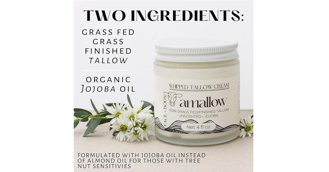 “Why 100% Grass Fed Beef Tallow Is the Best Natural Moisturizer for Sensitive Skin”