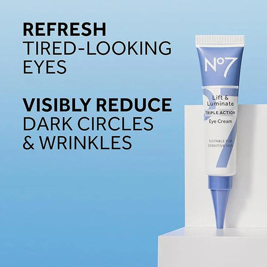 "No7 Lift & Luminate Triple Action Serum – Reveal Radiance, Firmness & Even Skin Tone | Rhvip Beauty"