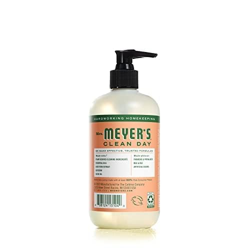 MRS. MEYER'S CLEAN DAY Liquid Hand Soap Geranium 12.5 Fl Oz (Pack of 9)