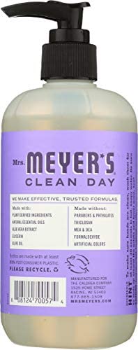 MRS. MEYER'S CLEAN DAY Lilac Liquid Hand Soap 12.5 Fl Oz (Pack of 4)