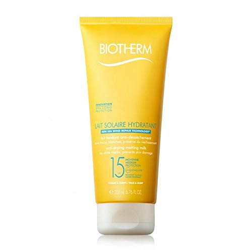 Biotherm Lait Solaire Hydratant Anti-Drying Melting Milk, SPF 15, Face and Body, 1 Count
