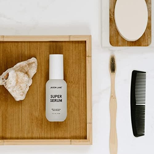 SUPER SERUM Anti Aging Serum for Face: 5% Niacinamide Serum, Bakuchiol Serum, Vitamin C Face Serum for Men Korean Skin Care Tranexamic Acid Textured skin treatment, Pore Minimizer JAXON LANE 4 Bottles