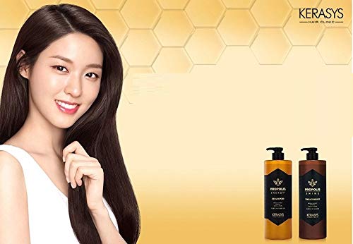 Kerasys Hair Clinic Propolis Shine Treatment Propous Extract Minarals Natural Vitamin 1000ml / 35.3 Fl oz