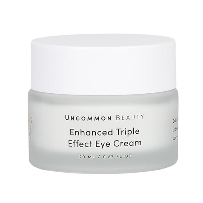 Enhanced Triple Effect Eye Cream - Combats Wrinkles and Dark Circles - All Skin Types, Vegan, Cruelty Free, Fragrance Free, 0.67 FL OZ