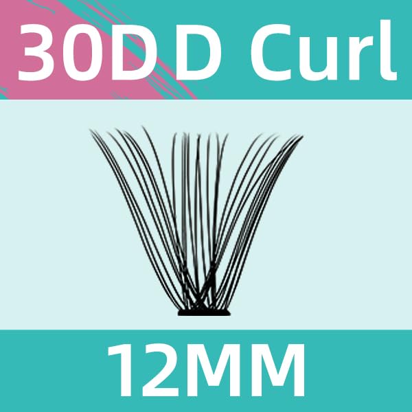 Lash Clusters Wispy 280PCS Eyelash Extension 30D Cluster Lashes Individual Lashes DIY Lash Extension Natural Look Cluster Eyelash Extensions Soft False Eyelashes at Home for Beginners(12mm)