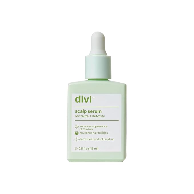Divi Scalp Serum for Thinning Hair, 15ml – Clinically Tested, Nourishing Formula with Amino Acids, Caffeine & Rosemary Oil – Promotes Healthy Scalp & Fuller-Looking Hair, Reduces Oil & Product Buildup