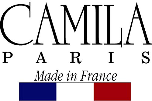 Camila Paris French Side Combs Large 4 Piece Curved Tortoise Shell French Twist Hair Combs Decorative, Strong Hold Hair Clips for Women Bun Chignon Up-Do, Styling Girls Hair Accessories Made in France