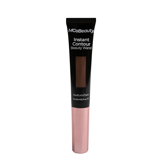 MCoBeauty Instant Contour Beauty Wand, Medium/Dark, Sculpt & Free Cosmetics