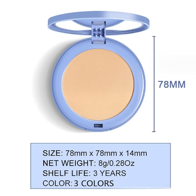 Pressed Matte Face Powder Makeup & Setting Powder N.W (01#) 10g