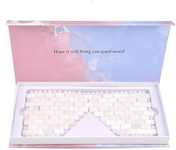 White jade eye mask cooling
