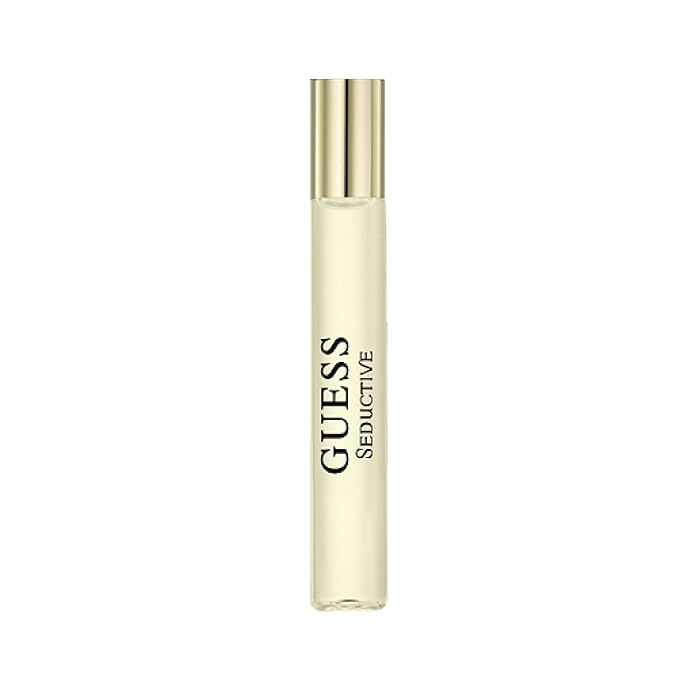 Guess Seductive Women Eau de Toilette 4 Piece Gift Set - Perfume Spray 2.5 Fl. Oz., Travel Size Perfume Spray 0.5 Fl. Oz., 3.4 Fl. Oz. Body Lotion, & Pouch