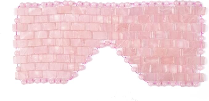 Rose quartz eye mask, cooling