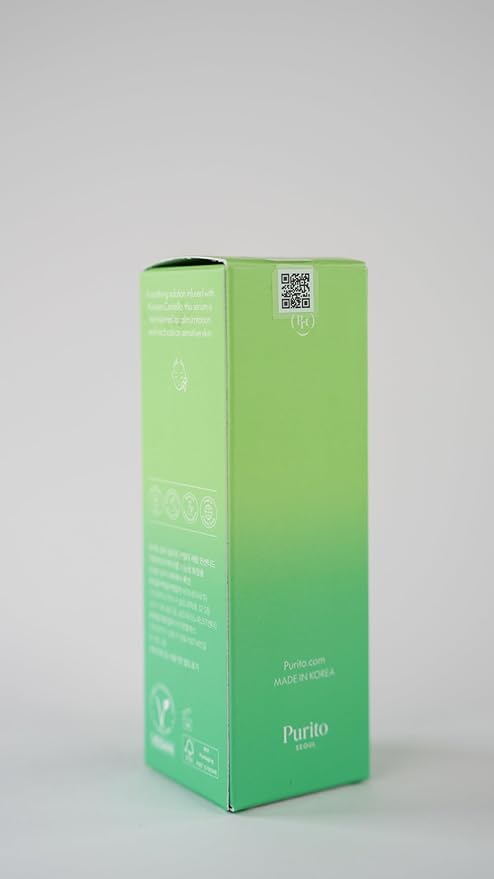 PURITO Centella Unscented Serum, Korean Centella, for All Skin Types, Ampoule, Soothing, Calming, Facial Serum for face, Vegan & Cruelty-Free, Korean Skin Care, 60ml 2fl.oz