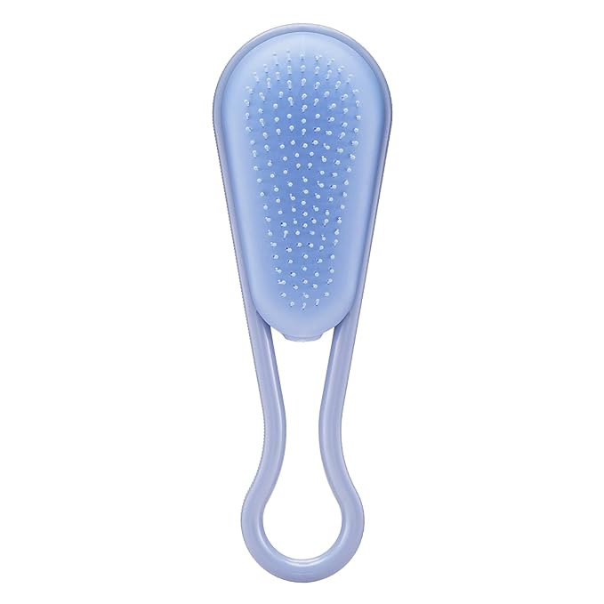 Wet Brush Pure and Clean Detangling Brush, Blue - All Hair Types - Ultra-Soft IntelliFlex Detangler Bristles Glide Through Tangles with Ease - Pain-Free Comb for Men, Women, Boys and Girls