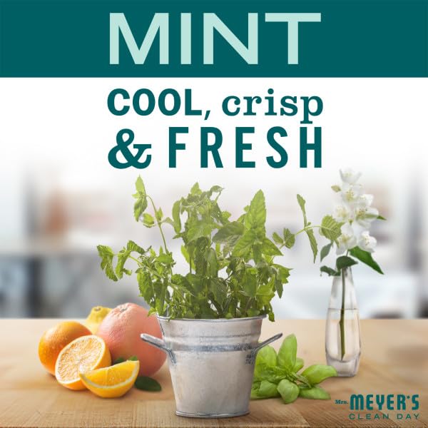MRS. MEYER'S CLEAN DAY Hand Soap Bundle (Basil + Lavender + Lemon Verbena + Mint)