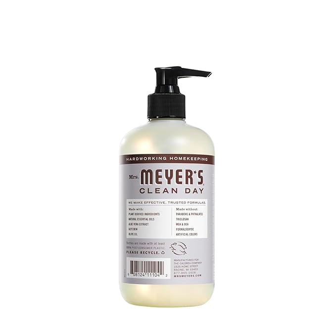 MRS. MEYER'S CLEAN DAY Hand Soap Bundle (Basil + Lavender + Lemon Verbena + Mint)