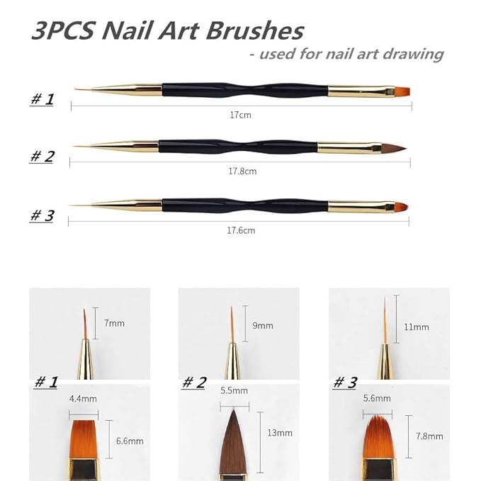 5PCS Dual Tipped Nail Art