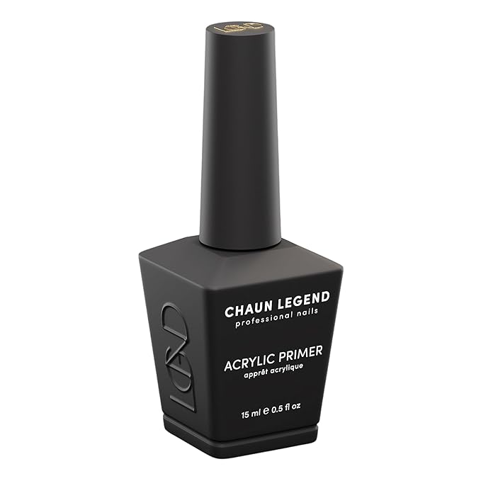 CHAUN LEGEND Acrylic Primer | Vitamin E Infused, Non-Acid Formula | Nourishes, Strengthens, and Primes for Flawless, Long-Lasting Acrylic Powder Nail Extensions | 15ml