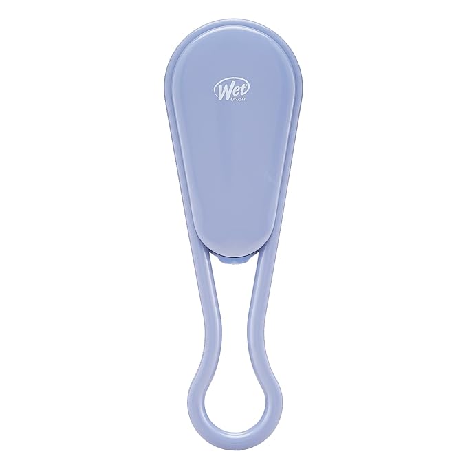 Wet Brush Pure and Clean Detangling Brush, Blue - All Hair Types - Ultra-Soft IntelliFlex Detangler Bristles Glide Through Tangles with Ease - Pain-Free Comb for Men, Women, Boys and Girls