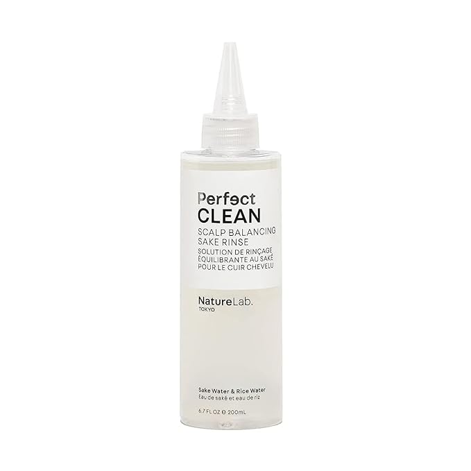 NATURELAB. TOKYO Perfect Clean Scalp Balancing Sake Rinse: Removing Product Build-Up and Impurities for Optimal Scalp Health | 6.7 FL OZ / 200 ML