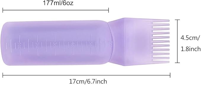 Yebeauty Root Comb Applicator Bottle,