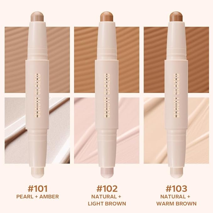 Double head contour stick, Highlight & Contour Bronzer