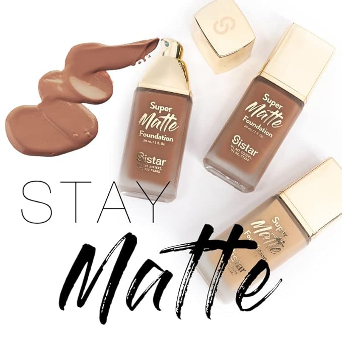 Sistar Super Matte Foundation Perfecting Liquid Foundation Full oz. (Rich) 30 mL