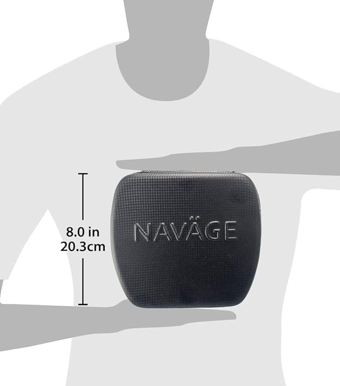 Navage Black Travel Case - Safety Case For Navage Nasal Irrigation System - Anti-Scratch Protector - Travel Storage Organizer for Nose Cleaner (Black)