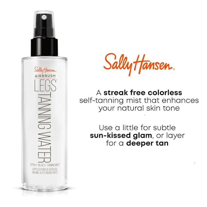 Sally Hansen Airbrush Legs, Tanning Water, 6.76 Oz (Pack of 2)