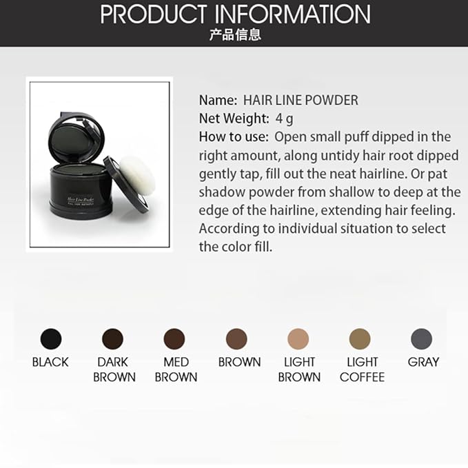 Brown Hair Root Dye Powder