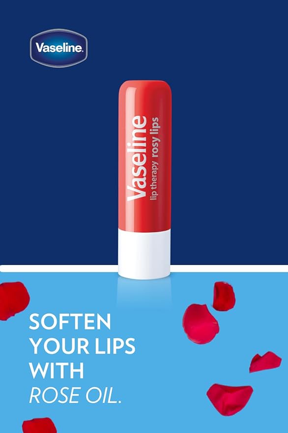 Vaseline Lip Therapy Care Rosy, Fast-Acting