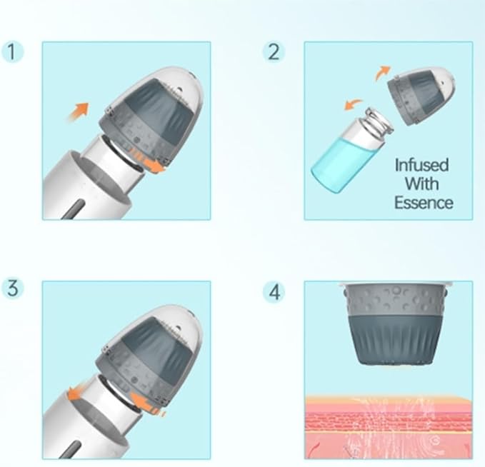 Micro in-Fusion System for Face,Facial System with Serum Suitable for All Skin Types(5pcs)