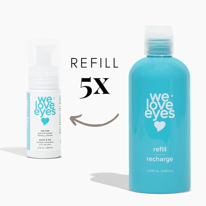 We Love Eyes - Tea Tree Eyelid Foaming Cleanser 250mL Refill Size