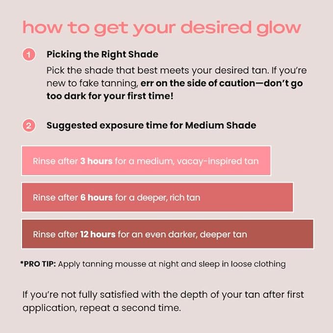 KoluaSkin by KoluaWax Self Tanner Mousse, Dark - Natural-Looking Sunless Body Fake Tan - Dries Quick w/No Streaks, Hydrates Skin - Light Tropical Scent & Dermatologist-tested for Sensitive Skin, 7oz