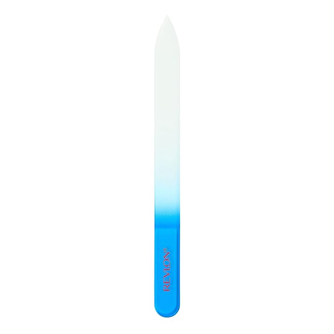 Revlon Glass Nail File, Manicure Tool for Shaping Natural Fingernails, Self-Cleaning with Bacteria Shield Technology, 1 Count