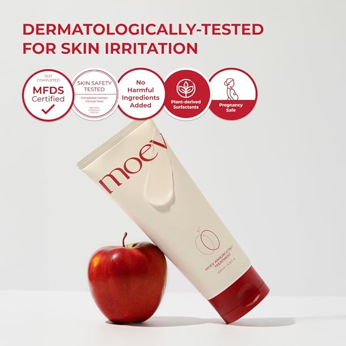 ANNURCATIN Hair Treatment Mask, Korean Mint Wash-Off Hair Care Mask Apple Deep Damage Conditioner Sulfate-Free with Amino Acids Rose Thickening Moisturizing for Damaged Thin Dry Hair, 6.76 fl.oz.