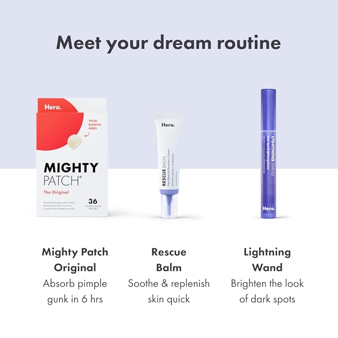 Rescue Balm Post-Blemish Recovery Cream from Hero Cosmetics - Intensive Nourishing and Calming for Dry, Red-Looking Skin - Dermatologist Tested and Vegan-Friendly (15 ml, 0.5 fl. oz)