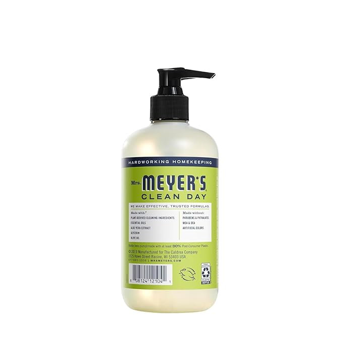 MRS. MEYER'S CLEAN DAY Hand Soap Bundle (Basil + Lavender + Lemon Verbena + Mint)
