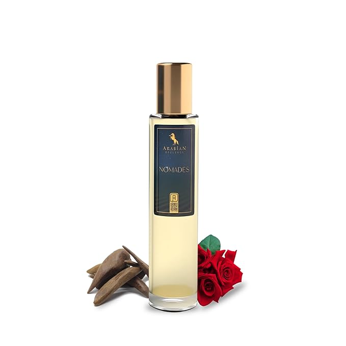 FR331 NOMADES Roll-on Perfume Oil for Women and Men, Luxurious and Concentrated Long Lasting Perfume Oil, Alcohol-Free Travel Size Body Scent for All-Day Freshness (15ml)