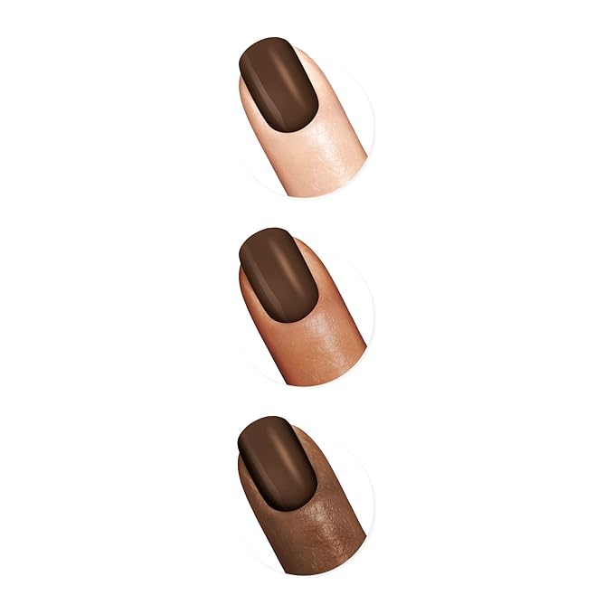 Sally Hansen Miracle Gel, Been There, Dune That, Long Lasting, Gel-Like Formula, No UV Lamp Needed, Opaque, Shiny Brown Nail Polish