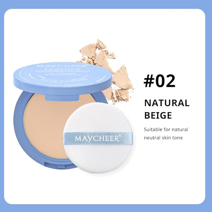 Oil Control Face Pressed Powder, Matte and Smooth