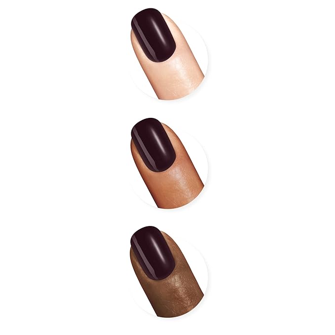 Sally Hansen Miracle Gel, Cabernet With Bae, Long Lasting, Gel-Like Formula, No UV Lamp Needed, Opaque, Shiny Red Nail Polish