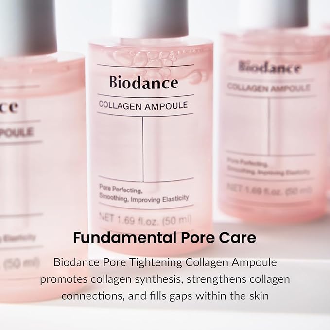 Biodance Collagen Ampoule | Korean Collagen Serum for Face, Pore Minimizing & Anti Aging Face Serum for Women | 1.69 fl. oz x 1 ea