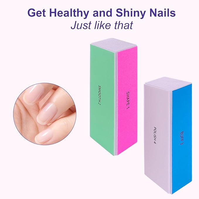 4 Way Nail Buffer Block
