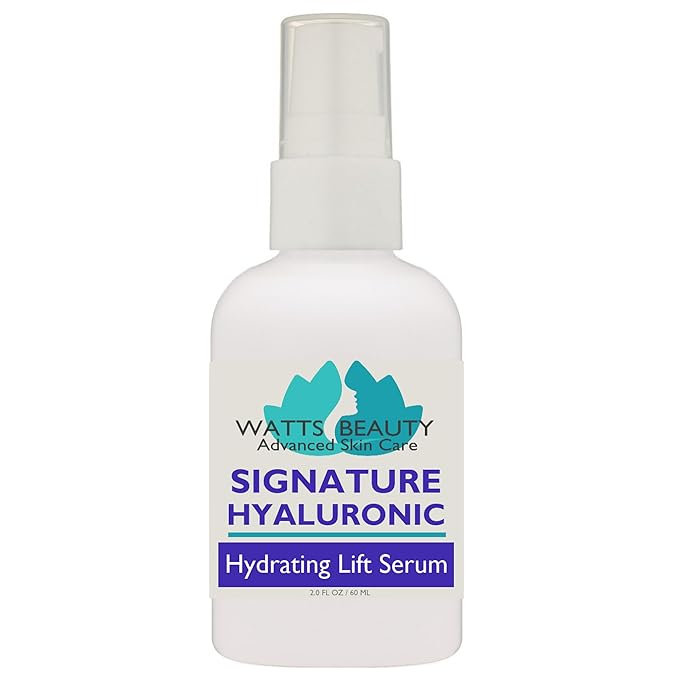 Signature 100% Pure Hyaluronic Acid Wrinkle Serum - Best Hyaluronic Acid for Face - No Parabens - Perfect Plumping Moisturizer for Wrinkles, Fine Lines, Dry, Aging Skin 2oz