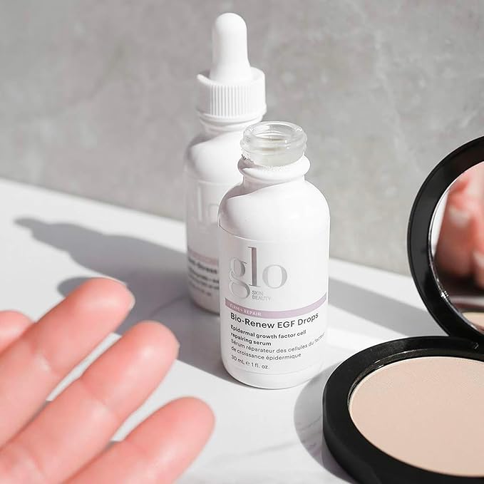 Glo Skin Beauty Bio-Renew EGF Drops | Restore, Strengthen, and Firm Skin with this Reparative Serum
