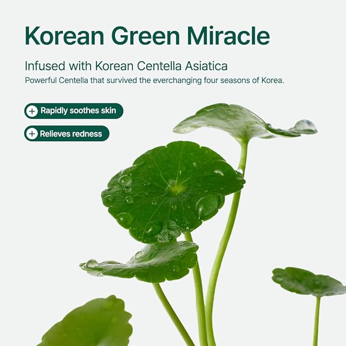 PURITO Centella Unscented Serum, Korean Centella, for All Skin Types, Ampoule, Soothing, Calming, Facial Serum for face, Vegan & Cruelty-Free, Korean Skin Care, 60ml 2fl.oz