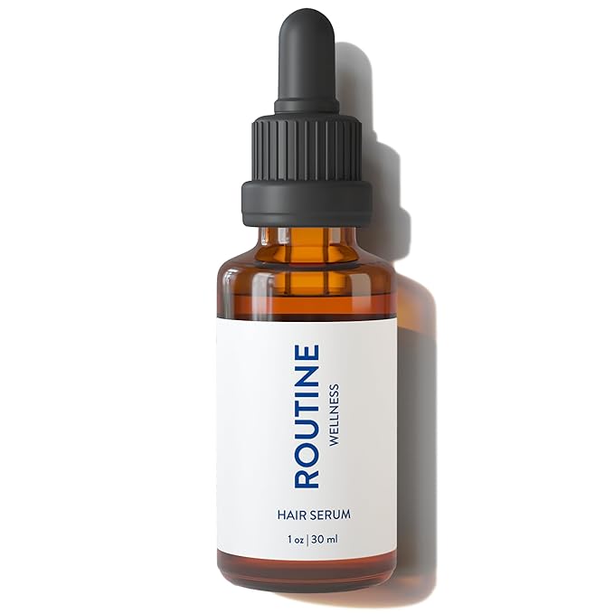 Routine Wellness Advanced Hair Serum - Nourishing Scalp Treatment for Enhanced Hair Support and Thickness with Natural Oils, Ideal for Men & Women - 30ml