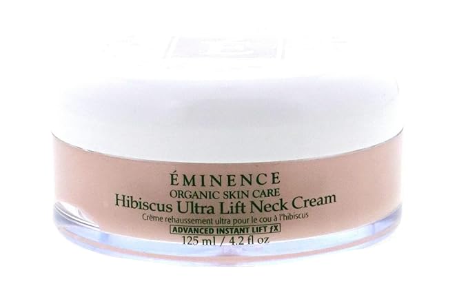Eminence Organic Skincare Hibiscus Ultra Lift Neck Cream, 4.2 Ounce, (4324/EM)