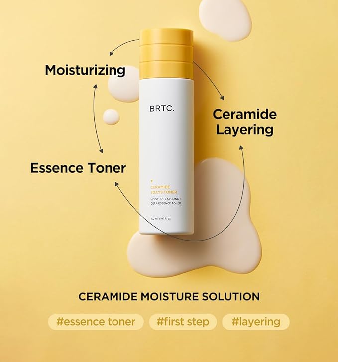 Ceramide 3days Toner | Moisture Solution | Essence Toner | Ceramide Layering | for Dry & Dull Skin, Korean Skincare (150ml, 5.70 fl.oz)